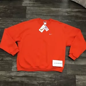 Nike Made In The USA Crewneck Classic Sweatshirt Men's X-Large Orange CQ4004-891 - Picture 1 of 13