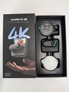 Insta360 GO 3S Standard Edition Midnight Black 64GB OPENBOX - Picture 1 of 5