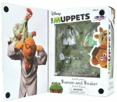 Figura de acción The Muppets Accident Bunsen & Beaker San Diego Comicon exclusiva Foto 1 de 4