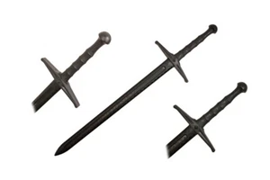 41 1/4" Polypropylene Medieval Black Sword - Picture 1 of 1