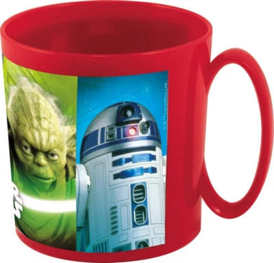 Star Wars 350ml Plástico Taza Microondas Compatible - Imagen 1 de 2