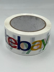 1 Roll Official eBay Branded Packaging Packing Carton Tape 2" x 75 yds FREE SHIP - Picture 1 of 3