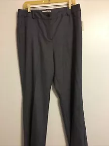 Pantalone donna firmato Talbots taglia 12 tweed bottoni lavoro casual nuovo con etichetta - Foto 1 di 6