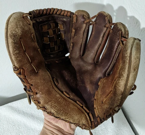 ORIGINAL Vintage Rawlings Roberto Clemente GJ67 Model RH Throw Baseball Glove Cover