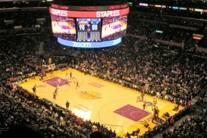 Los Angeles Staples Center Inside The Field Art Wall Room Poster - POSTER 20x30 - Picture 1 of 4
