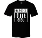 Straight Outta Sibu Malaysia Compton Parody Grunge City T Shirt