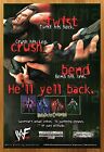 2000 Jakks Back Talkin' Crushers Wrestling Figures Print Ad/Poster Wwf Toy Art