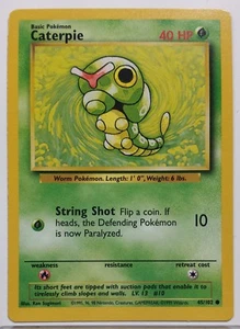 Caterpie 45/102 - Casi Nuevo/M - Juego Base de Tarjetas de Pokémon - $2 Envío Combinado - Imagen 1 de 2