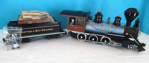 Bachmann 4-6-0 STEAM LOCOMOTIVE #14 & Denver Rio Grande TENDER, G Scale - Picture 1 of 17