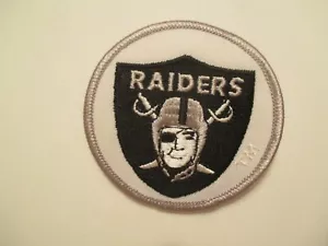 Raiders Patch NFL Football Vintage Sew On Free shipping Patches - Picture 1 of 2