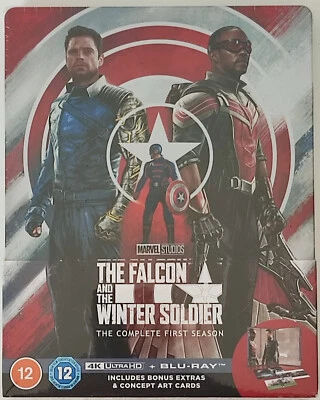 The Falcon And The Winter Soldier First Season (1) 4K+BD (UK) Steelbook Blu-Ray - Image 1 of 4
