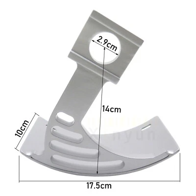 Curved Side License Plate Bracket Holder Silver For 2004 2005 yamaha YZF-R1 Foto 1 de 4