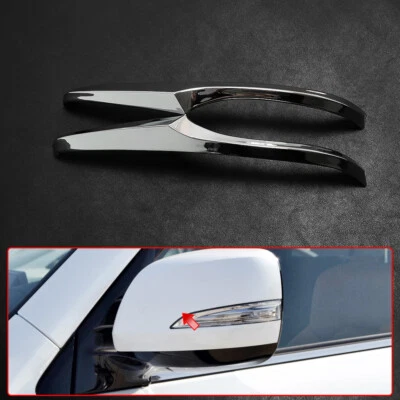Tapa de tira de espejo retrovisor lateral cromado ABS para Lexus LX570 G460 2016-2021 Foto 1 de 4