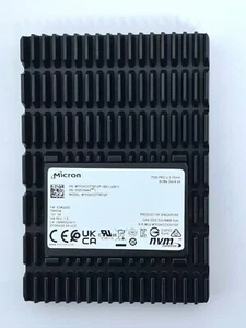 7.68TB SSD MICRON U.3 7500 PRO 15mm NVMe Gen4 x4 MTFDKCC7T6TGP-1BK1JABYY 7680GB - Imagen 1 de 1