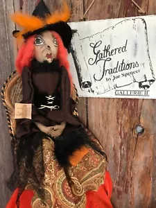 Joe Spencer Elfreda Hexe 36 Zoll Halloween Kunst Puppe - Bild 1 von 10