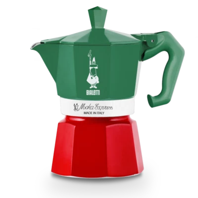 Coador de café Bialetti Moka Express alumínio colorido vários tamanhos cor - Imagem 1 de 4