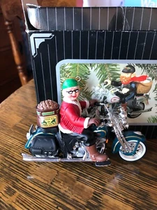 Harley Davidson Mrs. Claus With Cookies Christmas Ornament #1130-ML - Picture 1 of 4