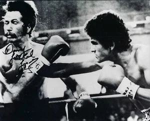 DANNY RED LOPEZ 8X10 SIGNED PHOTO BOXING AUTOGRAPH IN PERSON SALVADOR SANCHEZ BW - Picture 1 of 1