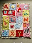 CoCaLo Baby Patchwork Textured Quilt Blanket Floor Play Colourful Animals Comfy