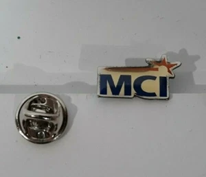 Spilla da bavero vintage MCI tono oro autentica spilla internazionale RARA - Foto 1 di 4