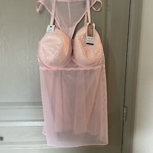 Rene Rofe Chemise Set slight lush up 3X lingerie