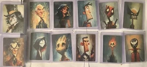 DC / Marvel Sketch Cards by PaintOholic Series is "Raining" on Characters 1/1 - Picture 1 of 14