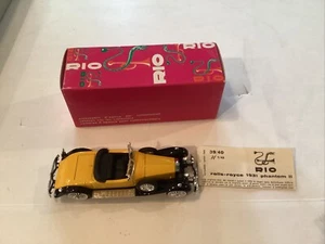 1/43 Rio (Italy) Rolls Royce phantom II 1931 #39 NEW IN BOX - Picture 1 of 4