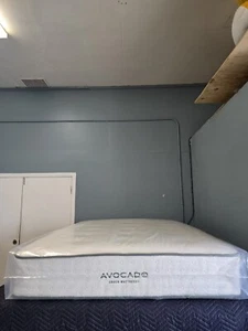 Avocado Green Mattress No Pillow Top Firm Queen Size - Picture 1 of 8