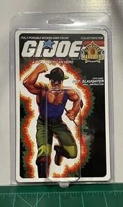 GiJoe 1989 Sgt Slaughter Display Case With Insert Card Slaughter’s Marauders - Picture 1 of 2