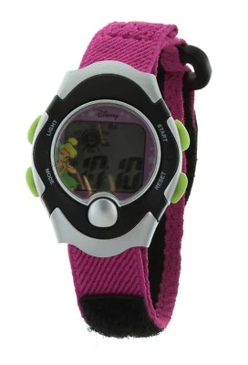 Девочки милый sport DISNEY Динь-Динь цифровые часы розовый и черный нейлоновый ремешок TNK289 - Изображение 1 из 4