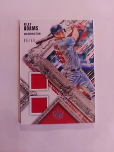 Riley Adams, 2022 Diamond Kings Baseball, Dual Patch, card # DKM-RA /99 - Picture 1 of 2