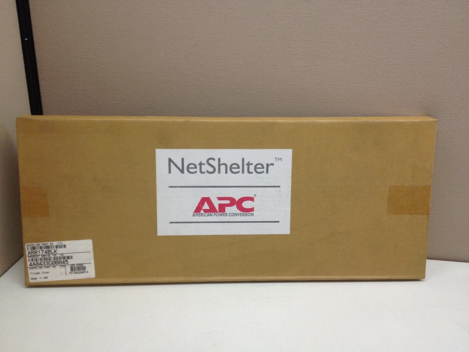 NEW APC NetShelter AR8174BLK 600mm Power Cable Trough Cover - Image 1 of 1