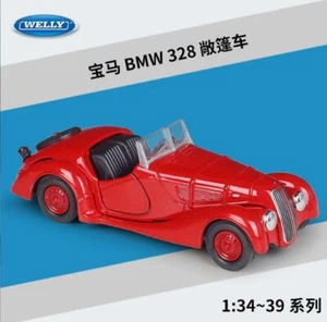 Welly 1:36 BMW 328 Diecast Vintage Model Car Vehicles Boy Toy - Picture 1 of 4