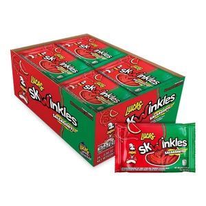 Salsagheti Watermelon Flavored Hot Candy Strips and Tamarind Sauce, 0.84 Oz - 12 - Picture 1 of 12