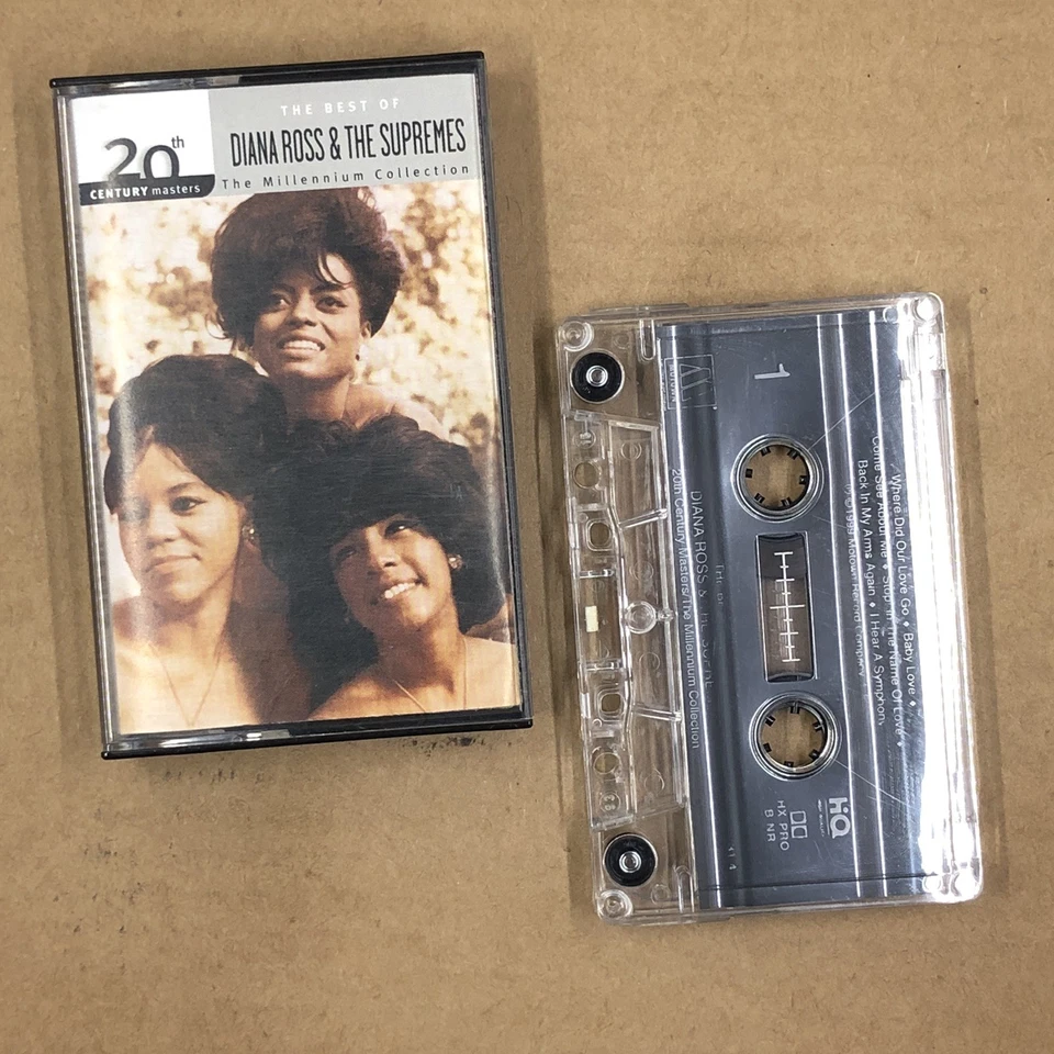 THE SUPREMES Cassette Tape Funk Soul BEST OF STOP IN THE NAME OF LOVE DIANA ROSS - Image 1 of 4
