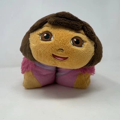 Vtg Dora The Explorer Pillow Pet Pee Wees 11" Plush Pillow 90s Nickelodeon Y2K - Image 1 of 4