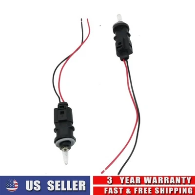 2X Front Turn Signal Light Socket＆Bulbs＆Plug For Volkswagen CC Passat Audi S5 A5 - Image 1 of 4