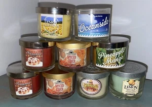 Lot Of 9 Bath & Body Works Vintage Mini Candle Cinnamon Frosting Spiced Cider ++ - Picture 1 of 5