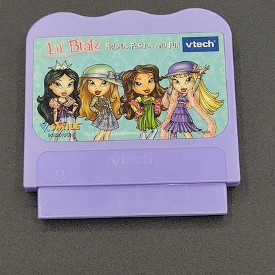 VTech VSmile Lil' Bratz Friends Fashion & Fun Game Cartridge-Educational  Tested - Image 1 of 2