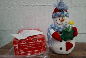 Muñeco de nieve con peluches navideños brillantes - Imagen 1 de 16