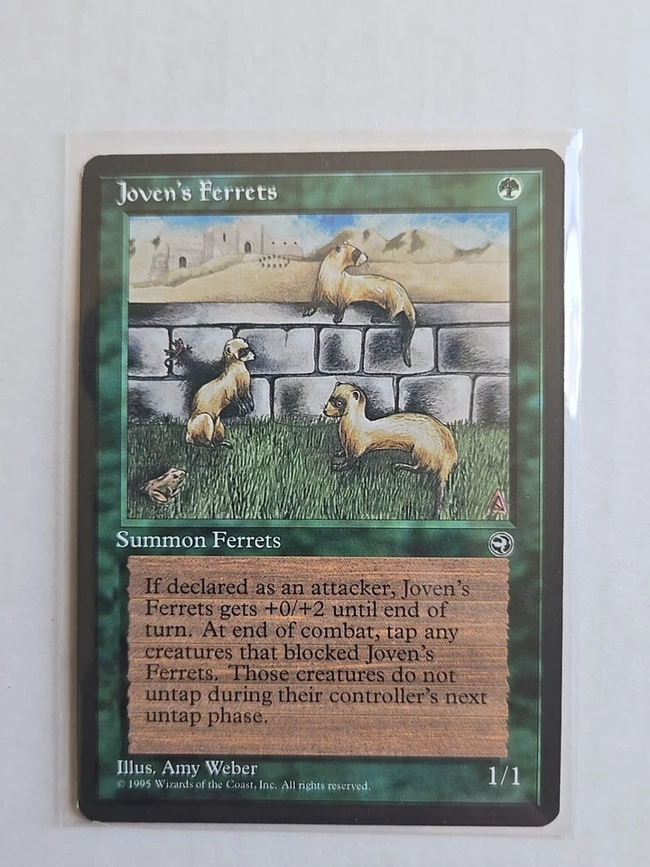 Joven's Ferrets - Homelands - MP - MTG Magic - Common - Creature  - Image 1 of 1