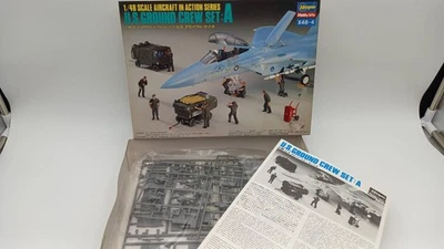  HAWX484 Hasegawa U.S.Ground Crew set A 1/48 - Immagine 1 di 2