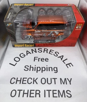 Jada Import Racer Scion xB naranja escala 1 24 modelo diecast con ruedas adicionales Foto 1 de 4