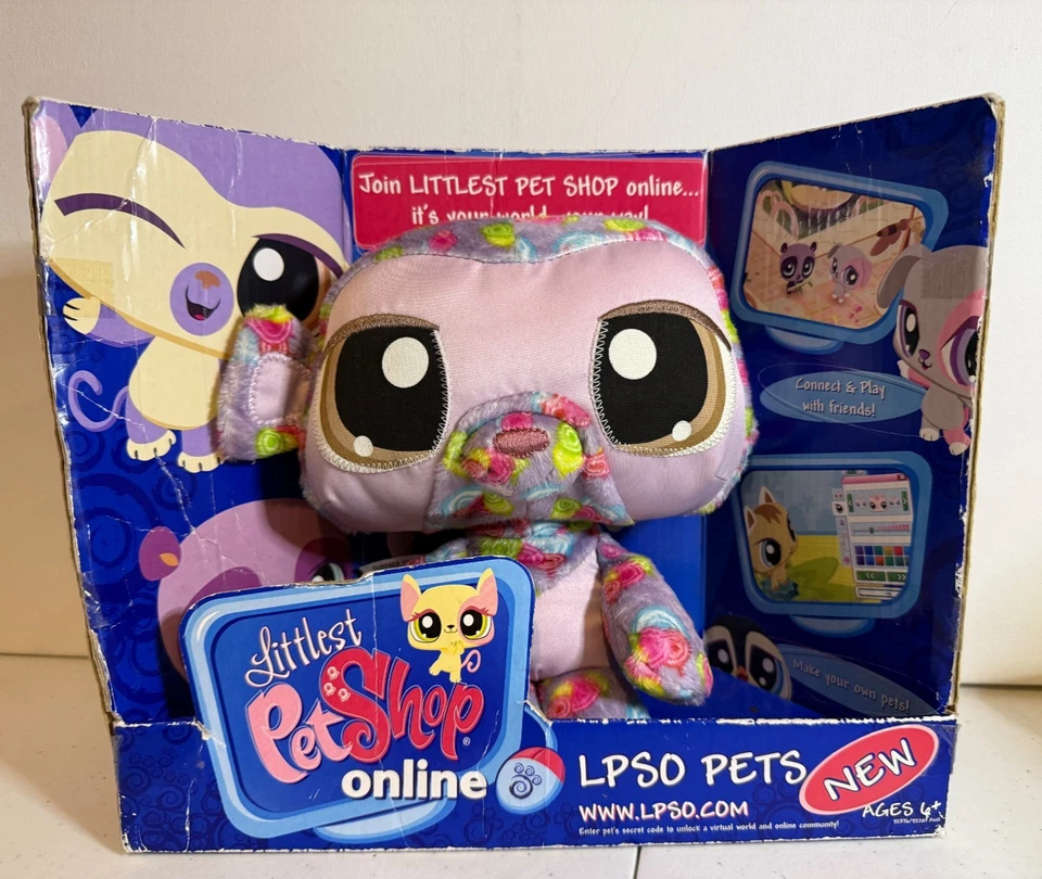 Juguete de peluche Littlest Pet Shop LPSO Happiest Monkey nuevo 2008 Foto 1 de 4