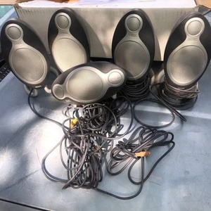 Dell Altec Lancing Computer Speakers Black/grey MODEL Unknown 5 Speakers - Photo 1/2