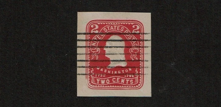 1903 U.S. STAMPED ENVELOPE Hartford Mfg 2c Carm/Amber WASHINGTON Sc#U386 Used - Image 1 of 1