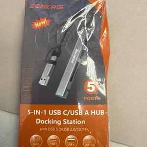 zeskris 5 in 1 usbc/usb a hub docking station - Picture 1 of 2