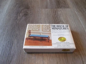 COLLECTIBLE HOUSE OF MINIATURES XACTO CHIPPENDALE DAY BED DOLLHOUSE  FURNITURE - Picture 1 of 2