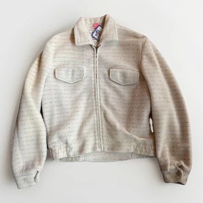 (КАК НОВЫЙ) истинный винтажный 1950-х McGregor куртка сделано в США рокабилли 2 кармана Ricky - Изображение 1 из 4