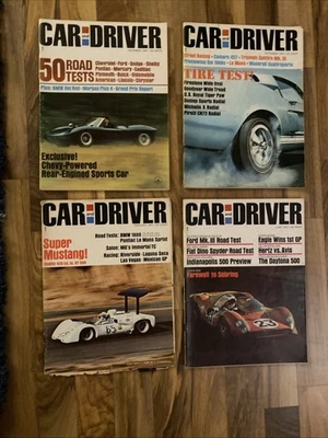 Set of 4 1967 Car and Driver Magazines February June September December - Image 1 of 2